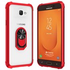 Samsung Galaxy J7 Prime 2 CaseUp Ring Tough Holder Kılıf Kırmızı